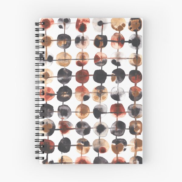 Item preview, Abstract inky circles painting in dark colours designed and sold by kittyvdheuvel.