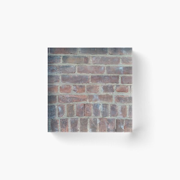 #cement #brick #dirty #old #rough #concrete #solid #pattern #wallpaper #clay #colorimage #wallbuildingfeature #cubeshape #stonematerial #textured #constructionindustry #brickwall #square Acrylic Block