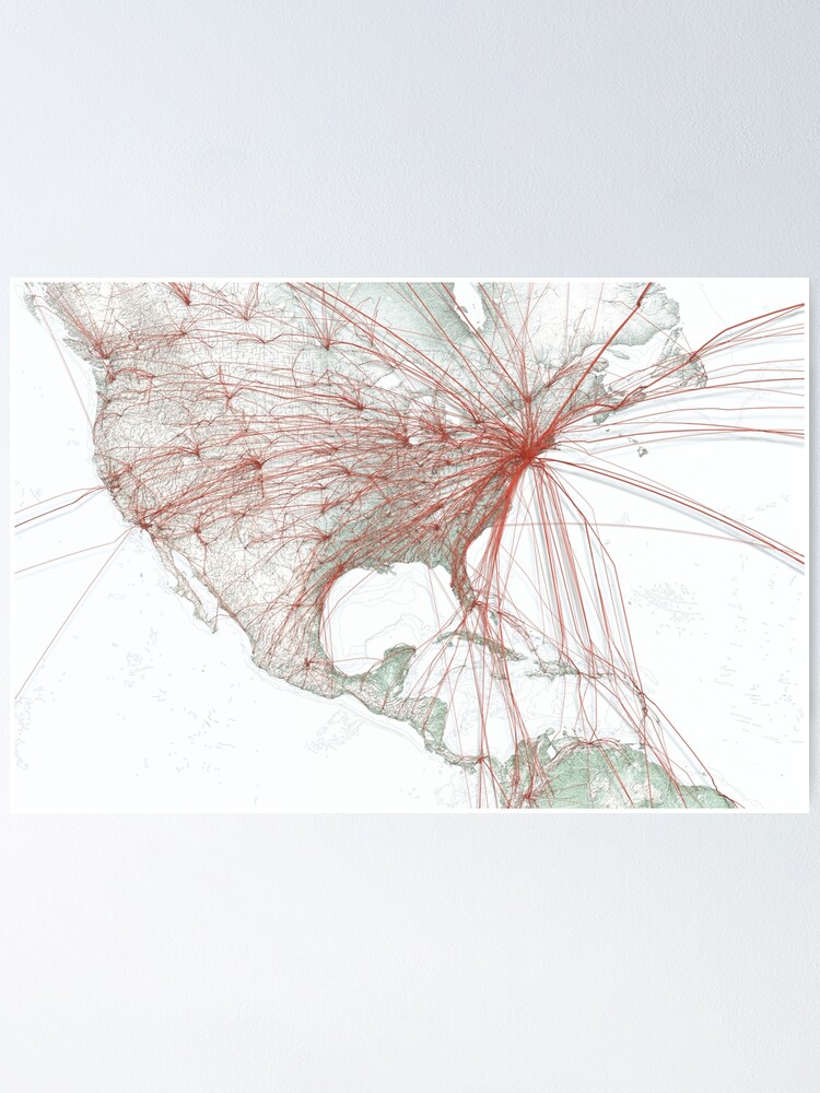 Alternate view of Flights to New York Poster