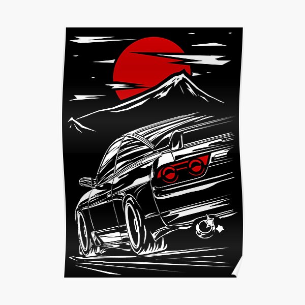 Nissan Silvia s13 | Haruna Poster