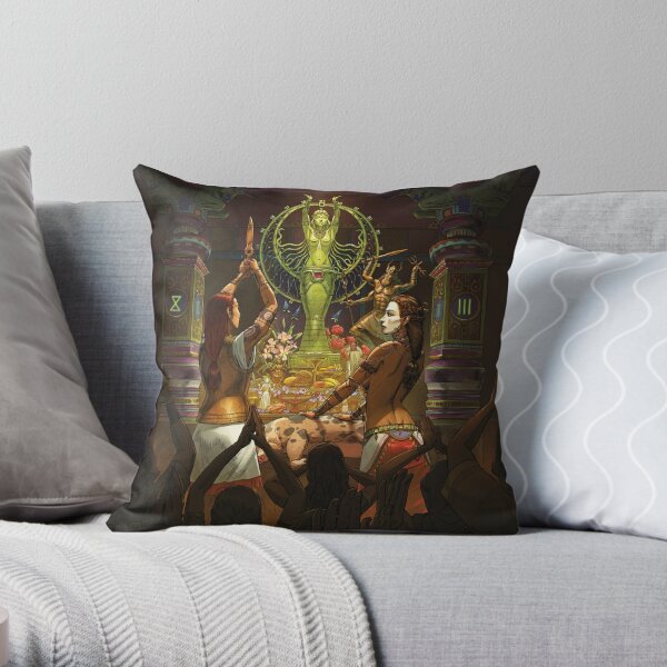 The Sacrifice by Andrey Fetisov Throw Pillow