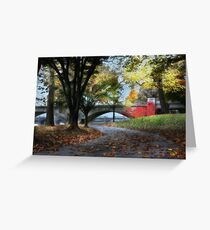 AUTUMN STROLL Greeting Card