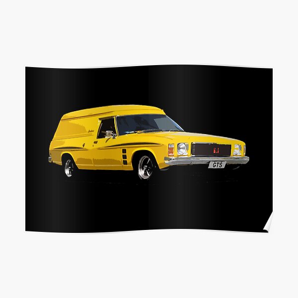 Holden GTS Sandman Yellow Poster