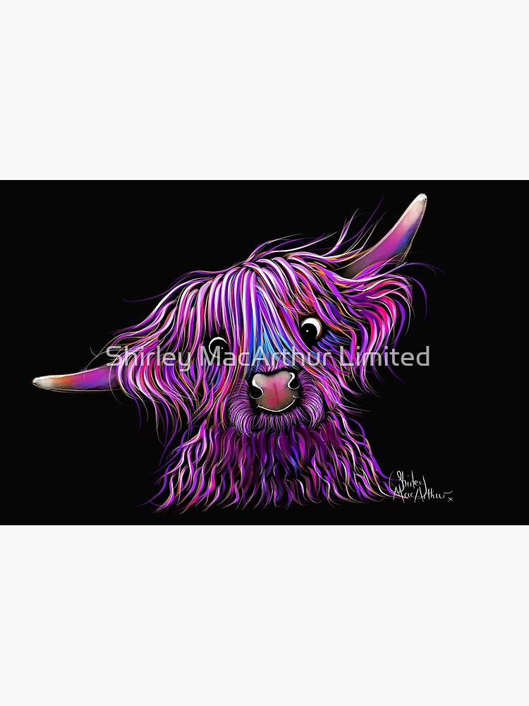 HiGHLaND CoW PRiNT SCoTTiSH ' HuCKLeBeRRY ' BY SHiRLeY MacARTHuR by ShirleyMacA