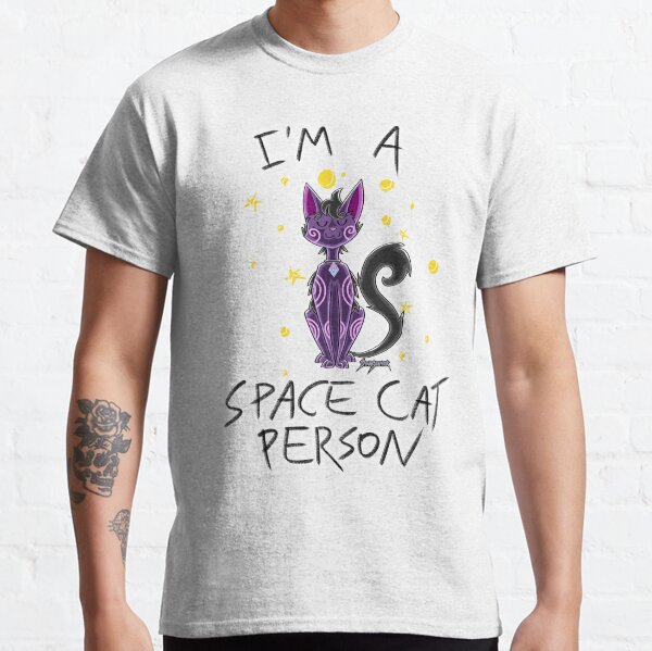 Space Cat Person Classic T-Shirt