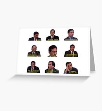 Michael Scott Quotes from The Office Greeting Card