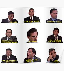 Michael Scott Zitate aus dem Büro Poster