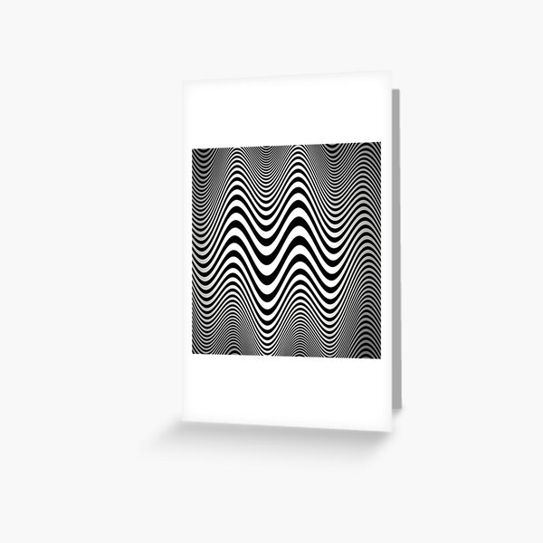 OP ART Greeting Card