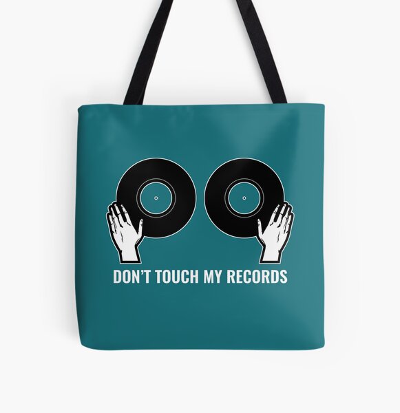 Records are a Sound Purchase - Record Tote Bag (Black) — White Label Vinyl
