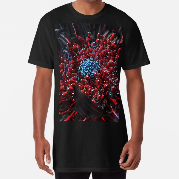 Cyber Blossom Long T-Shirt