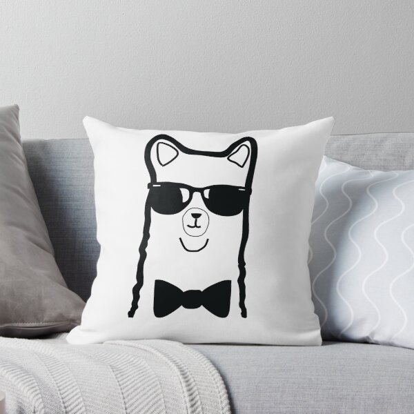 Item preview, Hipster Alpaca – Face Close Up - Cute Kids Cartoon Character designed and sold by designedbyn.