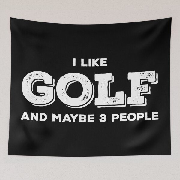 Item preview, I Like Golf And Maybe 3 People designed and sold by teesaurus.