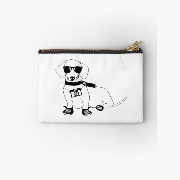 Item preview, Hipster Dachshund - Cute Dog Cartoon Character - Sausage Dog - Weiner Dog designed and sold by designedbyn.