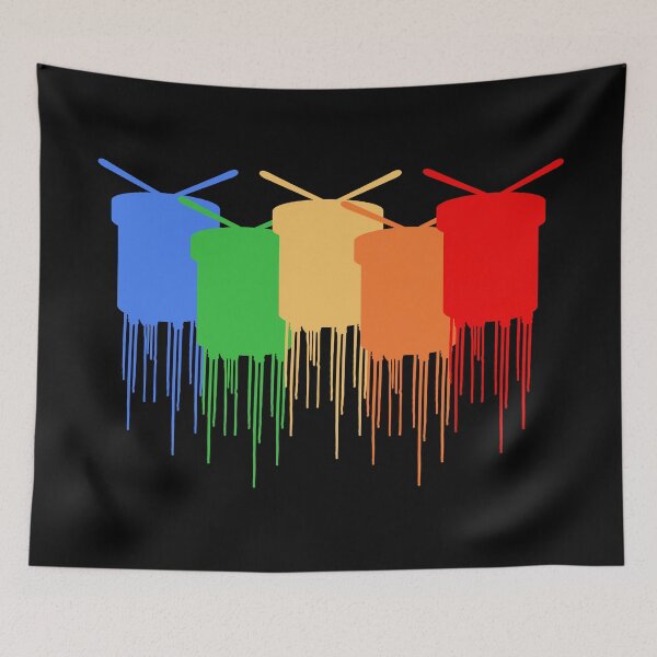 Item preview, Colorful drum | Percussion musical instrument musician designed and sold by anziehend.