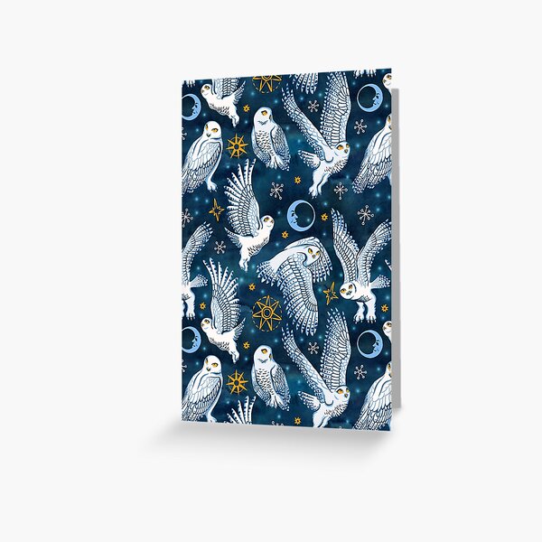 Snow owl Greeting Card