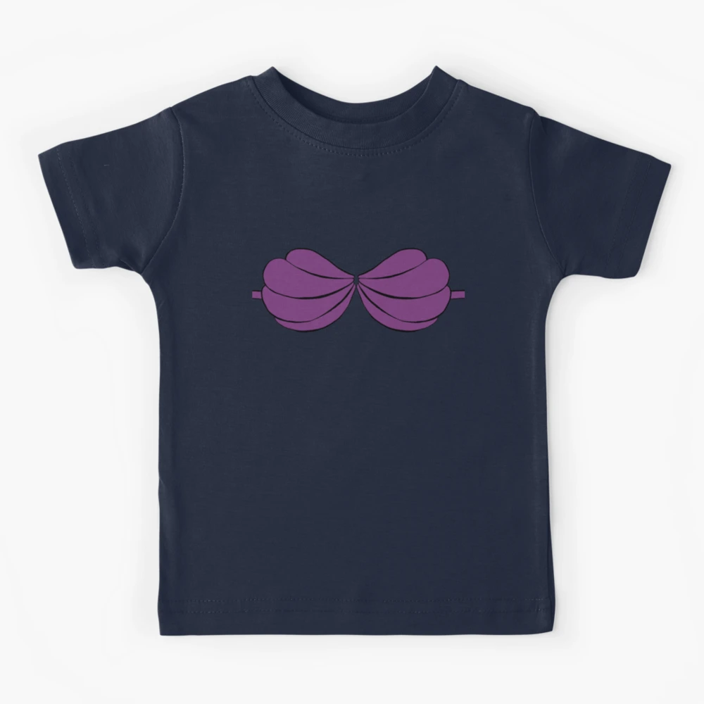 Mermaid clam shell bra Kids T-Shirt for Sale by Hallows03