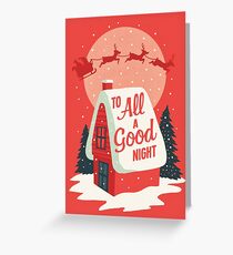 Tarjeta de felicitación A todos una buena noche