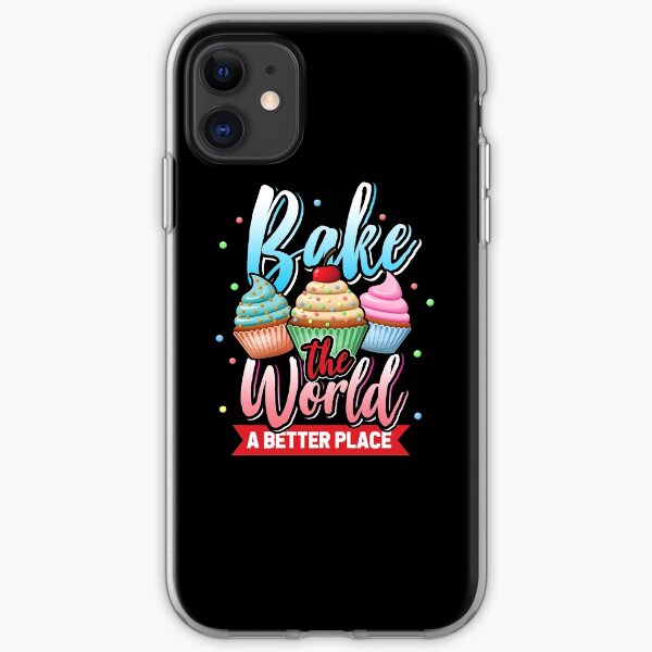 Baking cupcakes iPhone Soft Case