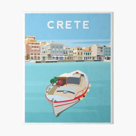Crete - Agios Nikolaos Art Board Print