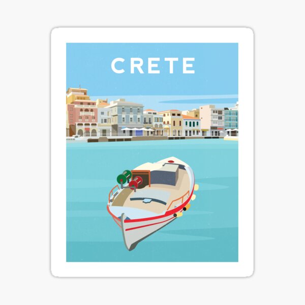 Crete - Agios Nikolaos Sticker