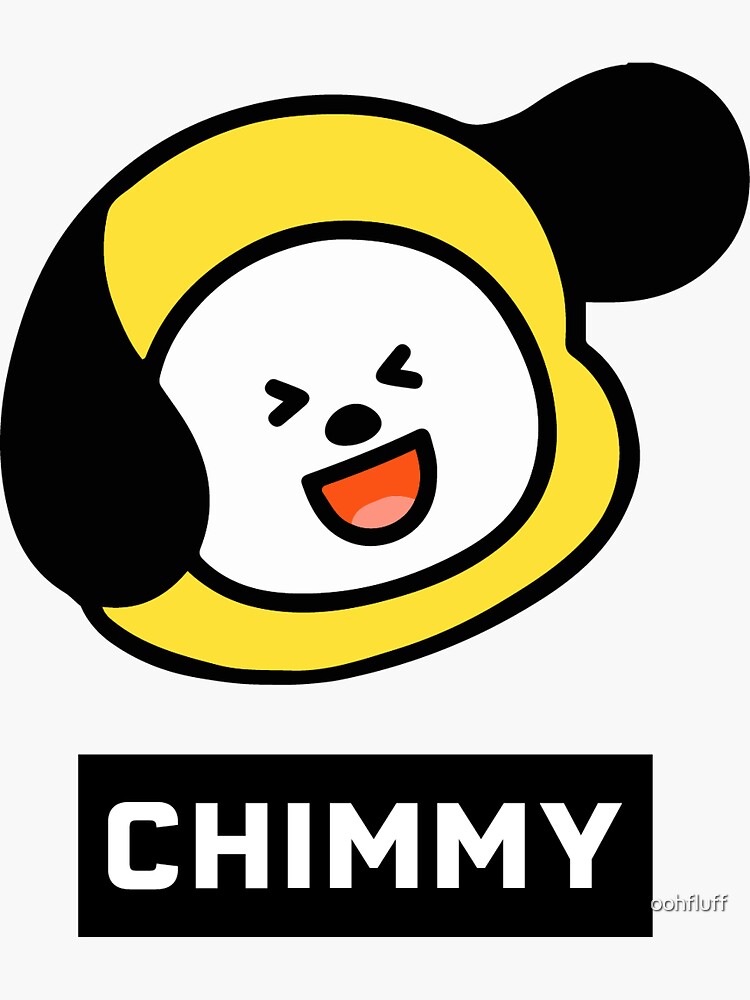  BTS BT21  CHIMMY  JIMIN Sticker  by oohfluff Redbubble