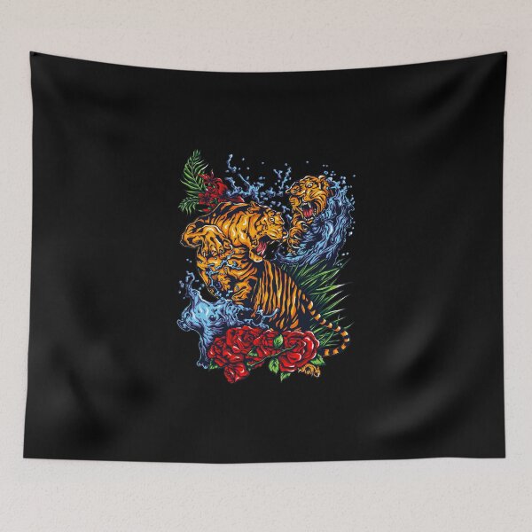 Item preview, Tiger Fight Graphic designed and sold by FlashFireTees.