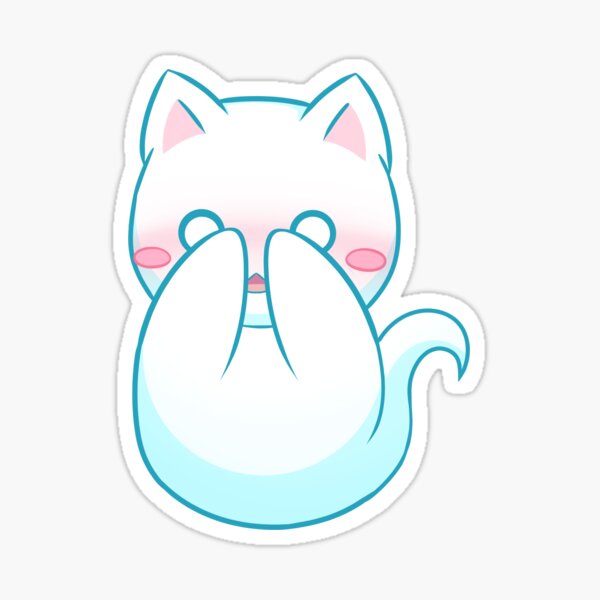 Ghost Cat - Shy - 2018 Sticker
