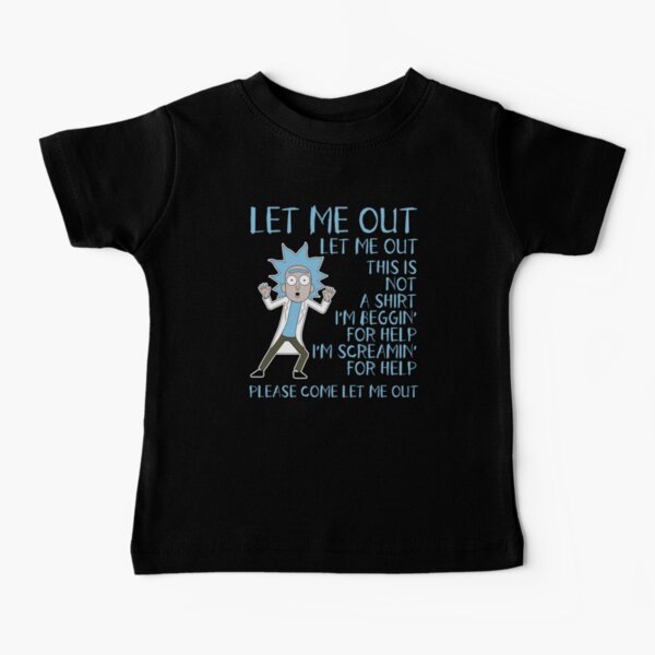 Ce n'est pas une chemise! Rick et Morty ™ T-shirt bébé