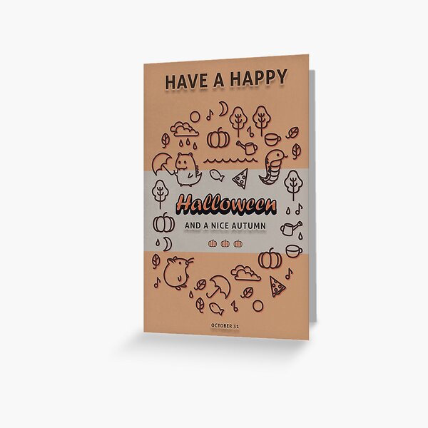 Happy Halloween Card Tarjetas de felicitación