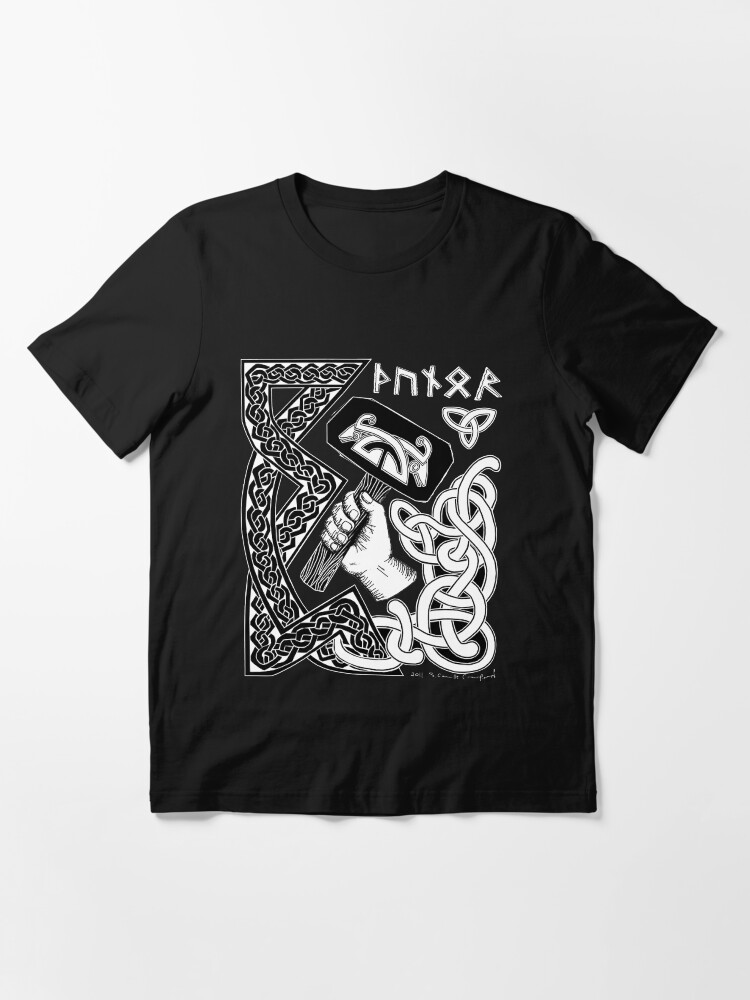 Thumbnail 2 of 7, Essential T-Shirt, Thunor designed and sold by S. Camille Crawford.