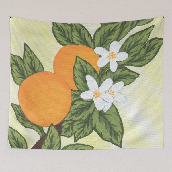 Item preview, Oranges and Blossoms designed and sold by LWDstudio.