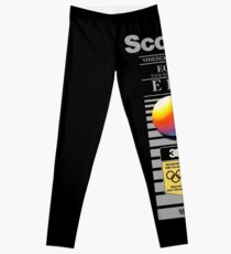 Retro VHS tape vaporwave aesthetic alternate version Leggings