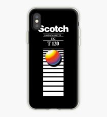 Retro VHS tape vaporwave aesthetic iPhone Case