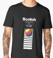 Retro VHS tape vaporwave aesthetic Men's Premium T-Shirt