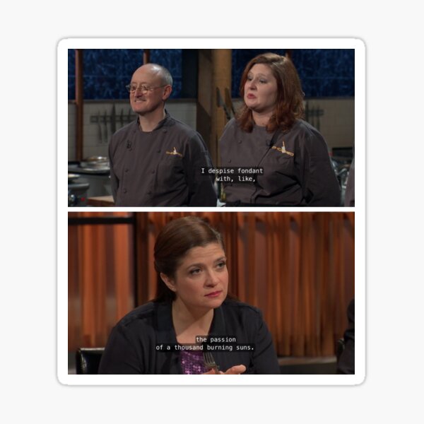 "Passion of A Thousand Burning Suns Chopped" Sticker for Sale by