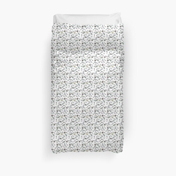 colourful flower pattern Duvet Cover