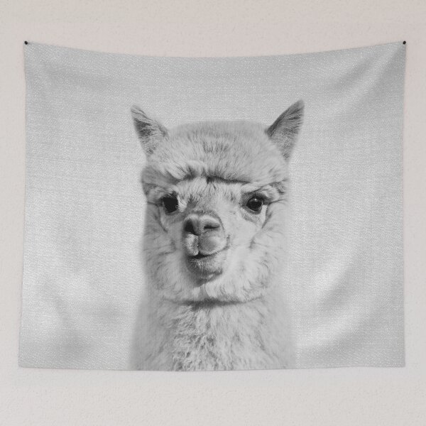 Item preview, Alpaca - Black & White designed and sold by galdesign.