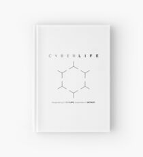 Cyberlife Logo W+B Hardcover Journal