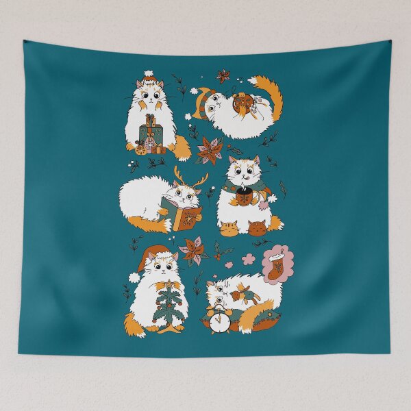 Item preview, Christmas cats designed and sold by Elenanaylor.