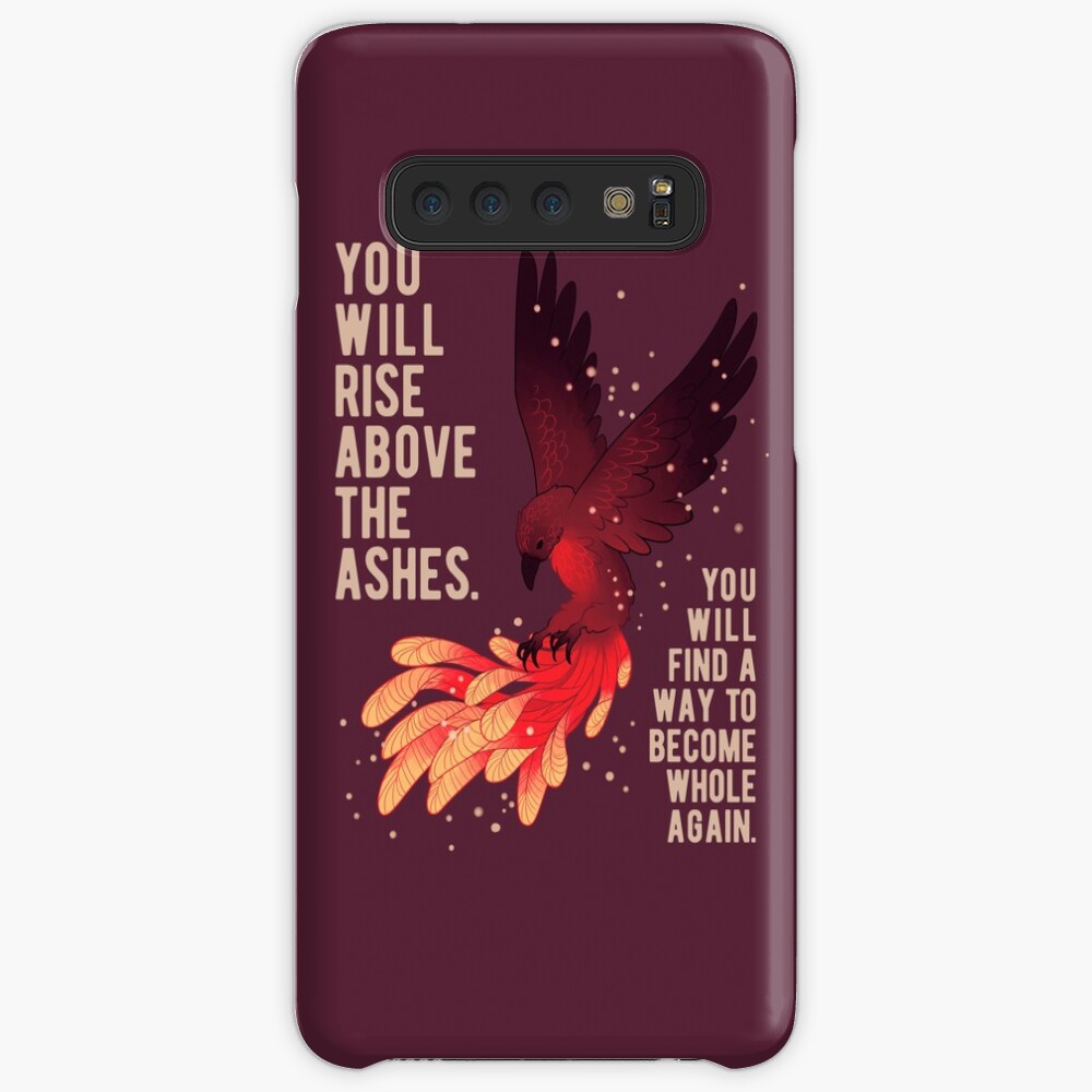 "You Will Rise Above the Ashes" Phoenix Case & Skin for Samsung Galaxy