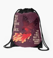 Mochila de cuerdas "Te levantarás sobre las cenizas" Phoenix