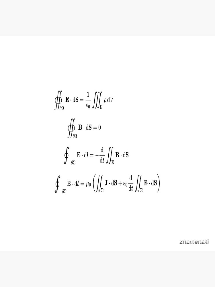 Maxwell's equations, #Maxwells, #equations, #MaxwellsEquations, Maxwell, equation, MaxwellEquations, #Physics, Electricity, Electrodynamics, Electromagnetism by znamenski