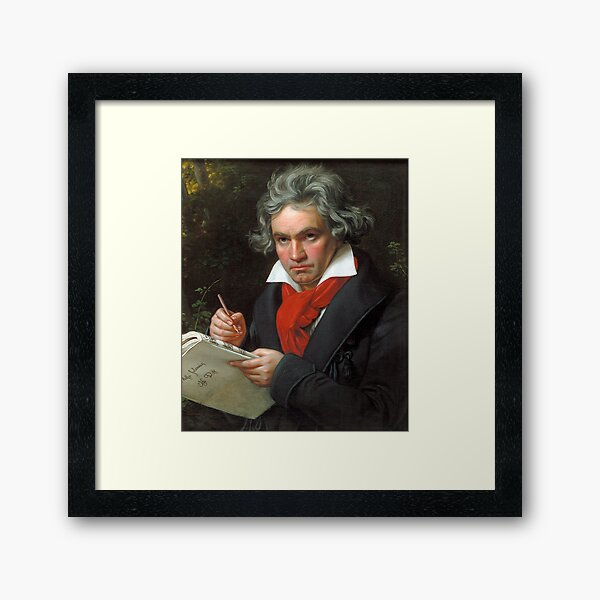 Vista previa del artículo con la obra «Retrato antiguo del compositor alemán Ludwig von Beethoven», diseñado y vendido por RBEnt.