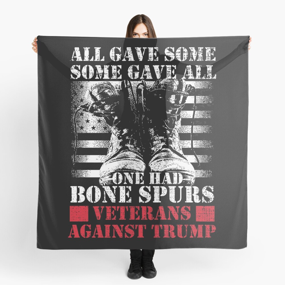 Anti-Trump Tshirt For Veterans Cadet Bone Spurs Draft Dodger