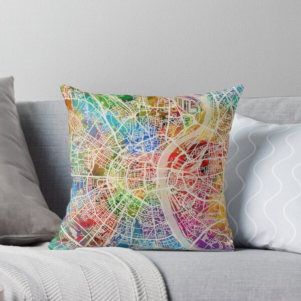 Item preview, Cologne Germany City Map designed and sold by ArtPrints.
