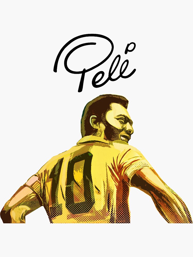 Best soccer player from brazil, Pele - Pele - Sticker