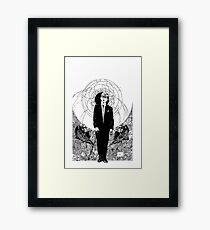 Stephen Hawking Gerahmtes Wandbild