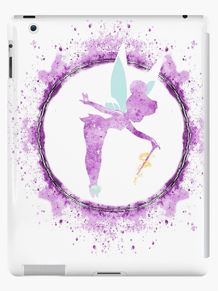 Funda y vinilo para iPad «Campanilla - Acuarela Hada - Violeta» de  Shirtschmiede | Redbubble