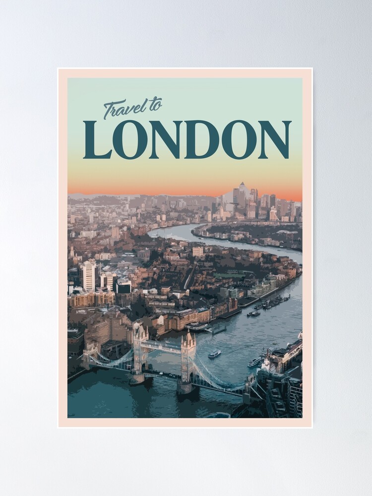 Alternate view of London Poster
