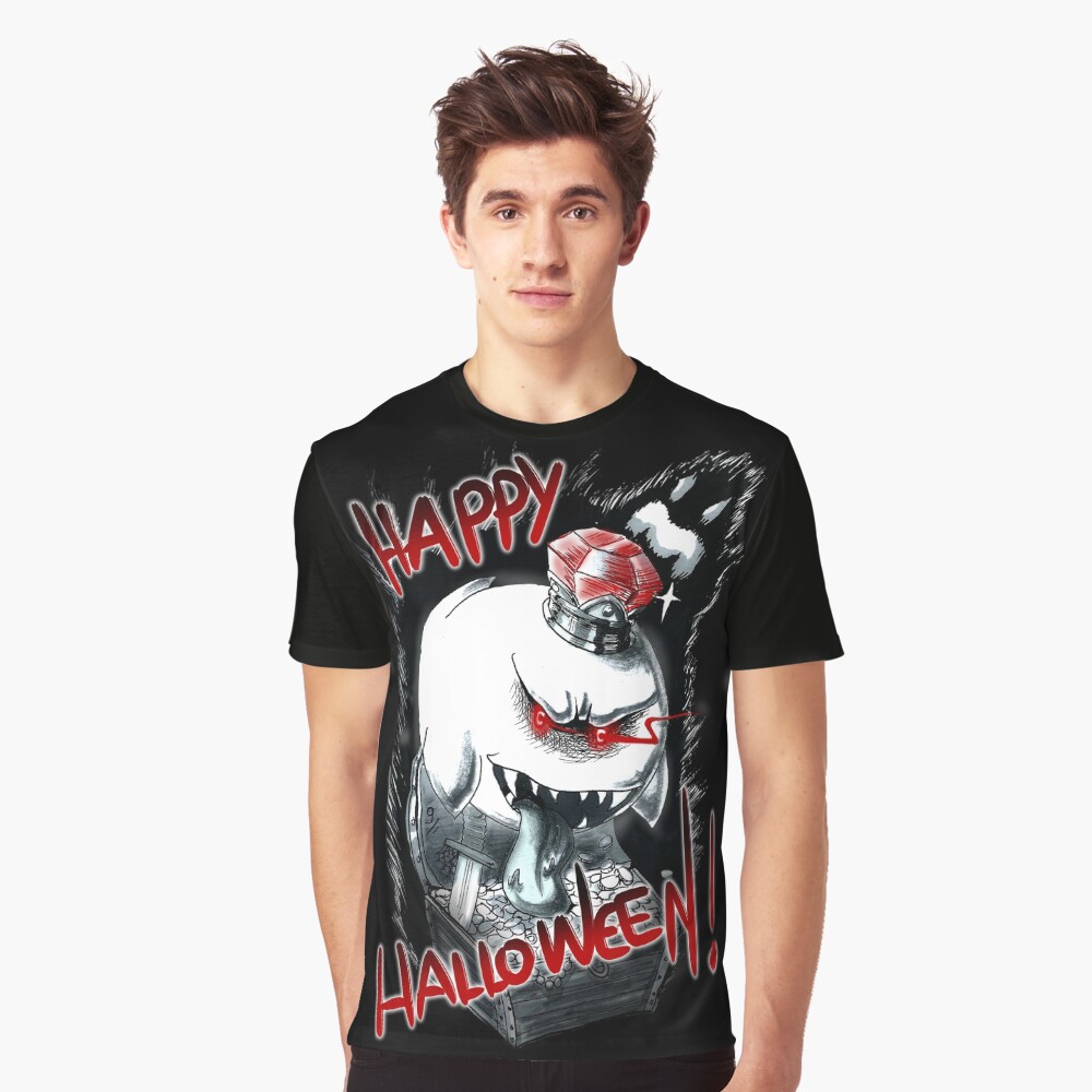 "Happy halloween! King Boo pattern" Tshirt by chlogummy Redbubble